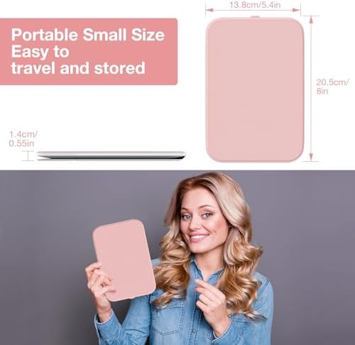 Kintion Travel Makeup Mirror Portable LED Lighted Vanity Mirror