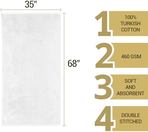 GT Globaltex 3-Piece Beach Towels Set