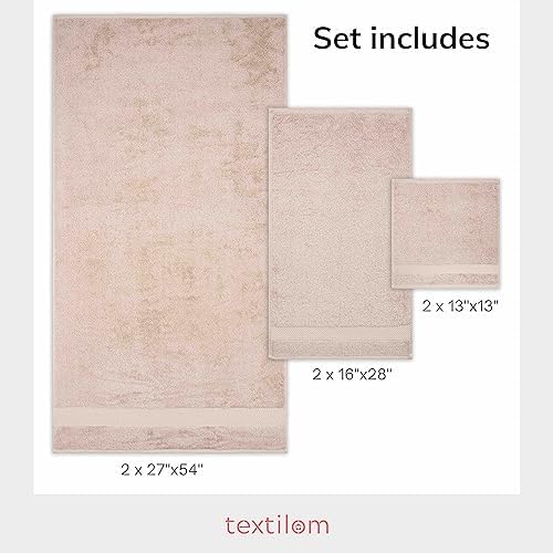 Luxury 100 Turkish Cotton Bath Towels Set