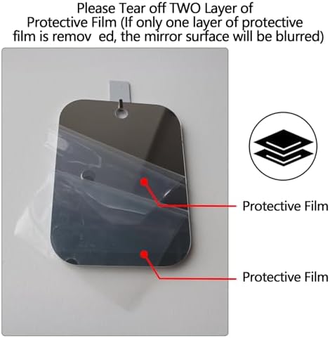 Fogless Shower Mirror for Shaving 6x8 inch Medium