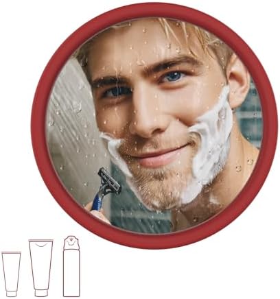 The Keister Pocket grips your gel can super-sharp anti-fog mirror