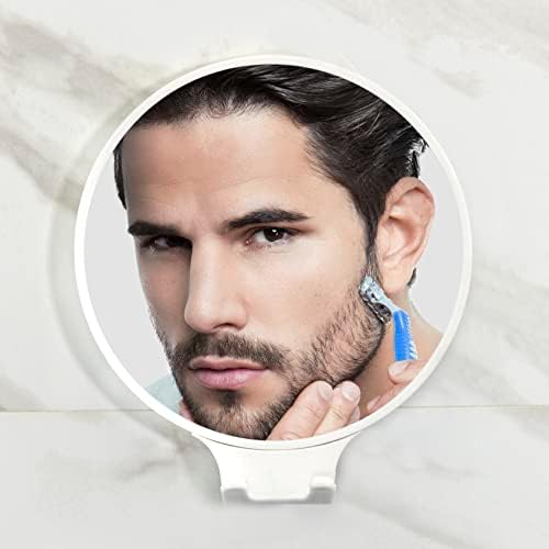 Zadro Wall-Mounted Shower Shaver Mirror with Razor Holder