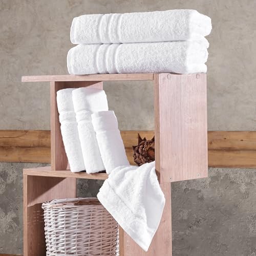 Beautiful Premium Turkish Cotton Bath Towels Set by Hawmam Linen