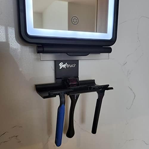 Fogless Shower Mirror with Squeegee