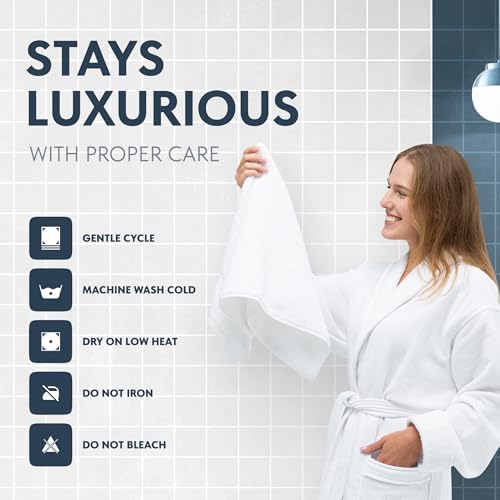 Experience the Difference Luxury White Classic Hand Towels for Your Home