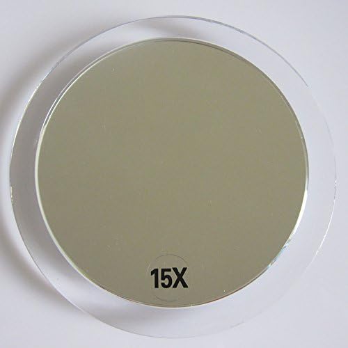 Santoo 15X Magnifying Mirror with 3 Suction Cups for Precise Beauty