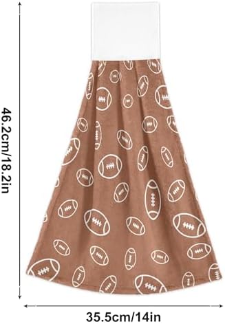 Fast-Drying American Football-Kitchen Towels 2-Pack Soft Absorbent