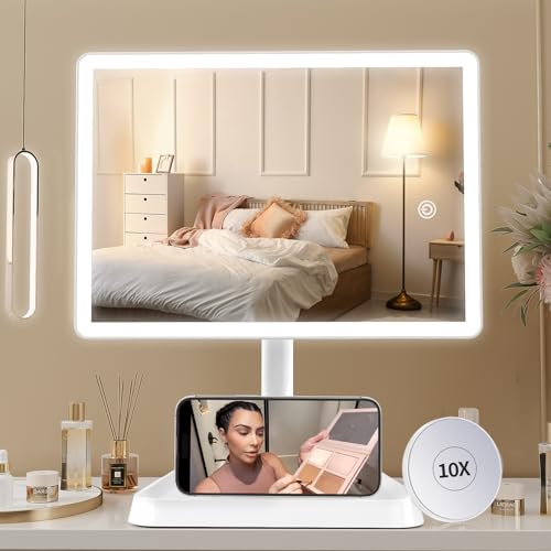Precision Makeup Mirror with 96 Bright LEDs Compact Design