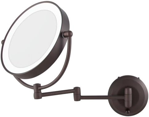 Zadro 11 LED Wall-Mounted Makeup Mirror with Shaving Function