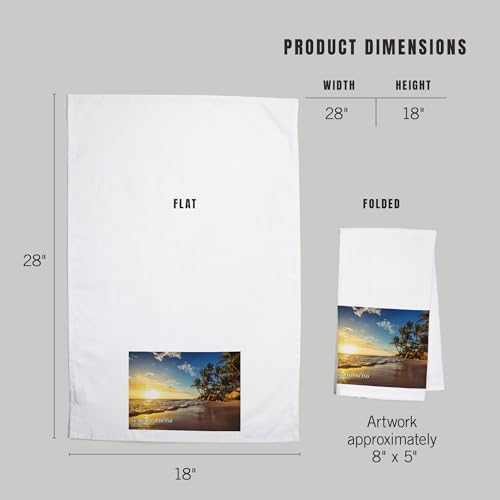 Lantern Press Beach Towel