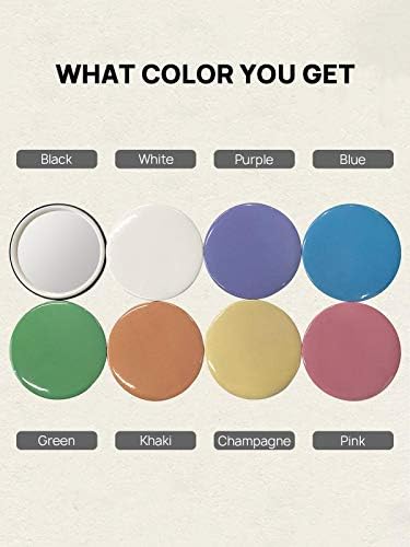Getinbulk Compact Round Makeup Mirror 25inch 8Colors