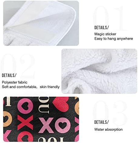 Elegant Heartfelt Kitchen Towels for Love Fingertip Towels with Unique Design