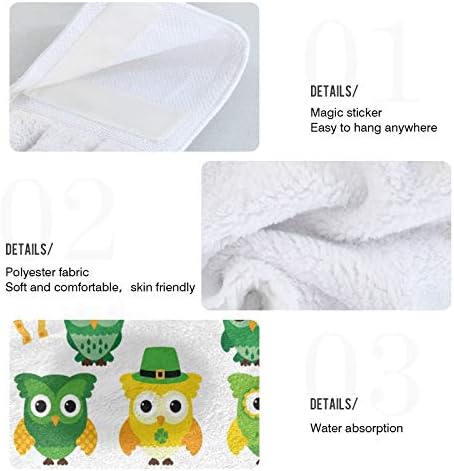 St Patricks Day Owls Kitchen Towels