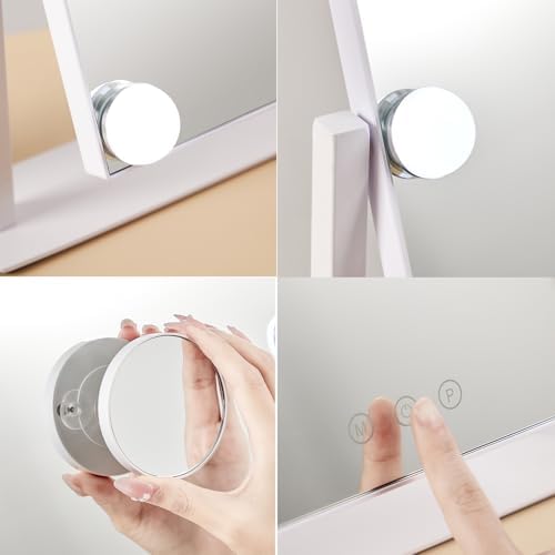 Vanity Mirror with Perfect Lighting and Magnification