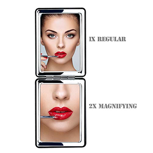 Elegant Compact Vanity Mirror for Men
