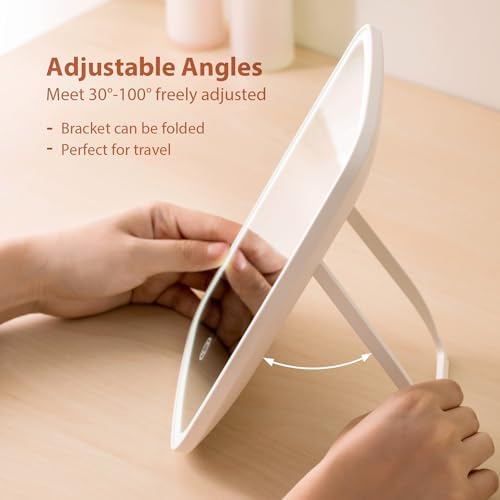Rechargeable Makeup Mirror with Lights Portable