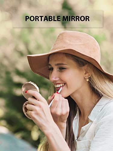 Essential Compact Magnifying Mirror for Travel