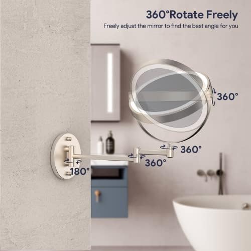 HD Wall-Mounted Makeup Mirror for Daily Use