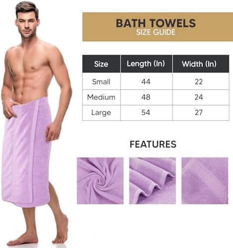 Utopia Towels 4 Pack Premium Bath Towels Set Lavender