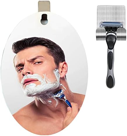 Deluxe Anti-Fog Shower Mirror - The Safe Choice for Daily Shaving
