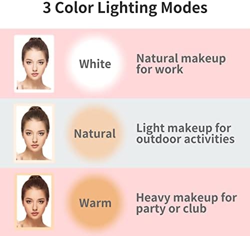 Mecion Makeup Mirror With 10X Magnification And 80 LED Lights 1