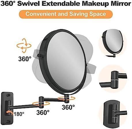 8 Wall-Mounted Magnifying Mirror