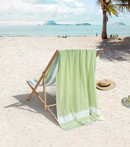 6 PACK Beach Towels Set Oversized Sand-Free 39x71 Incher