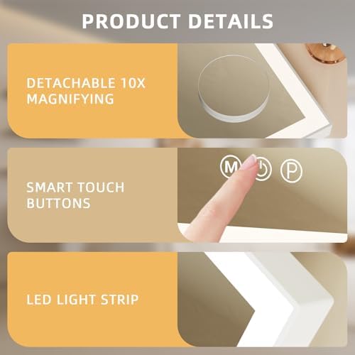Fenchilin Vanity Mirror with Lights