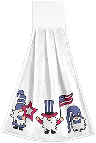 Patriotic American Gnomes 4th of July Kitchen Towels