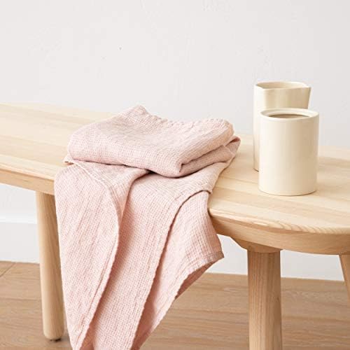 Rosa degradeless waffleosophia Bath Towels Hand Set