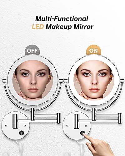 Gospire 85 Wall-Mounted Magnifying Mirror