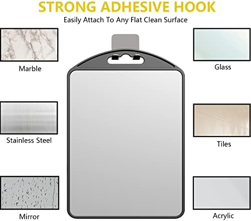 APHUIME-Large Shower Mirror Fogless Shave with Razor Hook