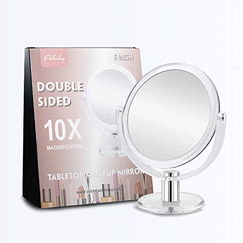 Fabuday Double Sided Magnifying Makeup Mirror with Stand