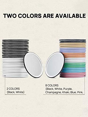 Getinbulk Compact Round Makeup Mirror 25inch 8Colors