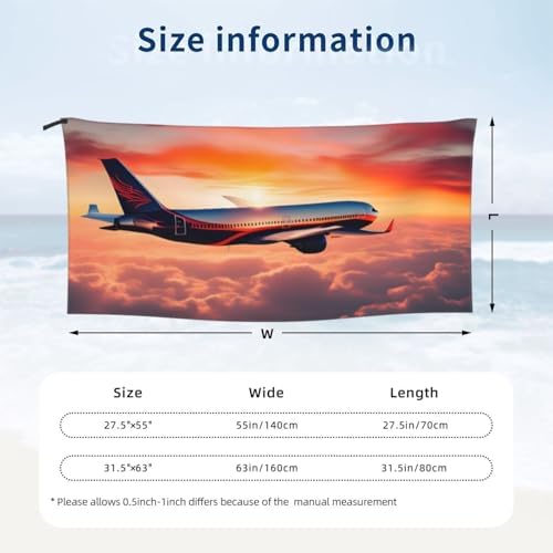 Quick-Dry Microfiber Beach Towel