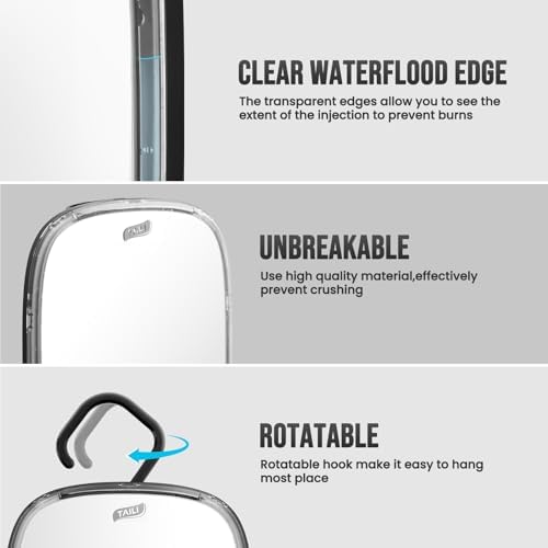 Fog-Free Portable TAILI shower mirror for easy shaving