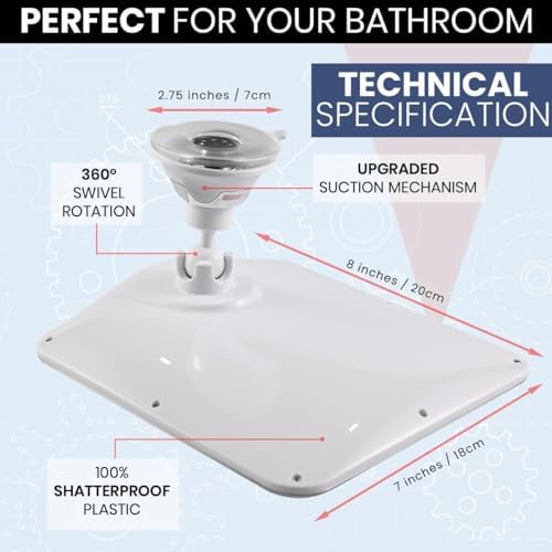 Mirrorvana Anti-Fog Daily Shave Mirror