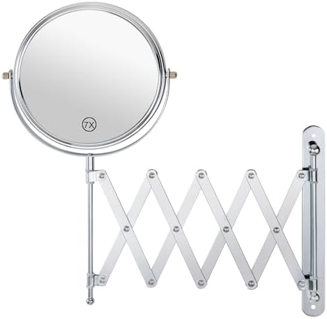 WELL W LINK 7-inch Wall-Mounted Makeup Mirror