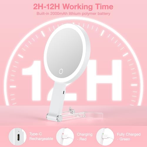 Benbilry 10X Magnifying Makeup Mirror with 3-in-1 Features