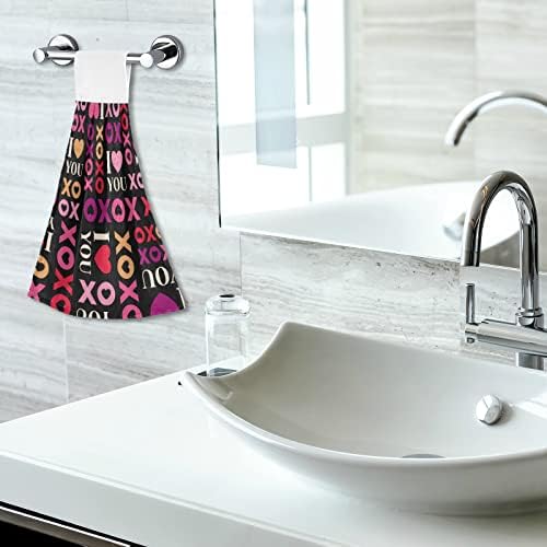 Elegant Heartfelt Kitchen Towels for Love Fingertip Towels with Unique Design