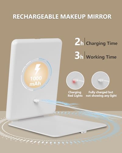 Perfect Make-up Mirror with Lights for Travelers
