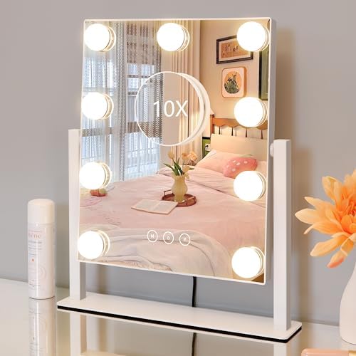 Kotdning Lighted Vanity Mirror with 3 Lighting Modes
