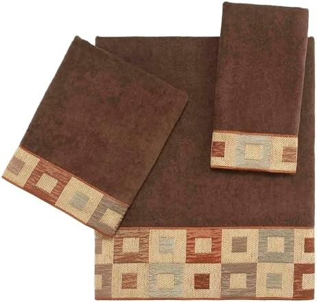 Avanti Linens - 3pc Soft Cotton Towels Precision Collection