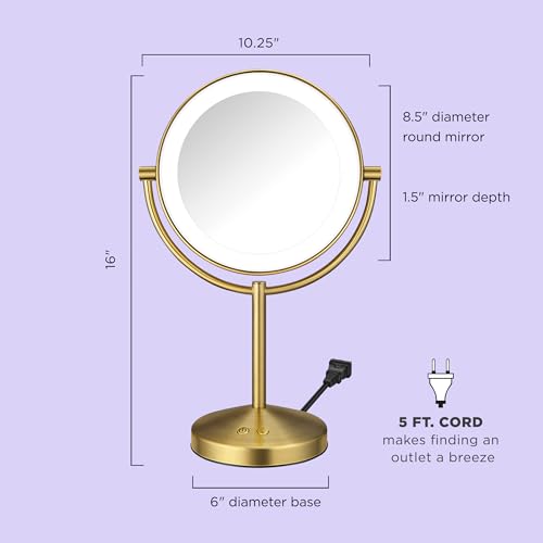 Precision Lighted Make-up Mirror