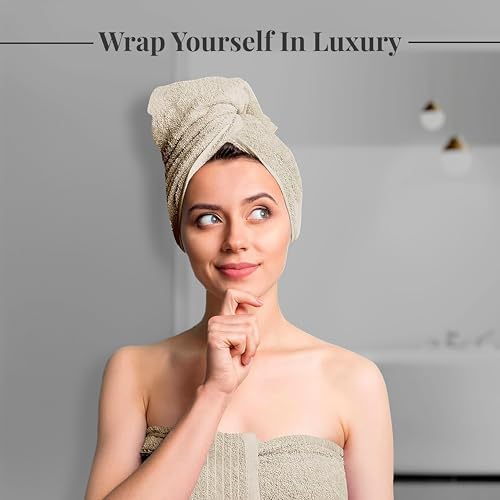 Tens Towels Quicker Dry and Ultra Soft Bath Hand Towels Set