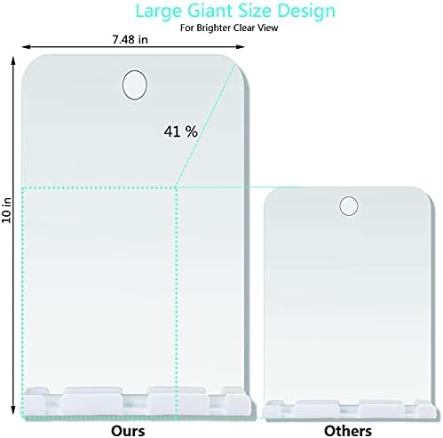 Fogless Washroom Mirror Large