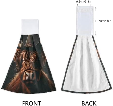 Ultra Soft Scottish Highland Cow Kitchen Towels