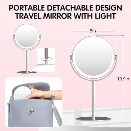 10x Magnifying Mirror with Light