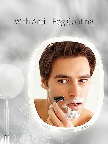Fog-Free LED-Lit Shower Mirror