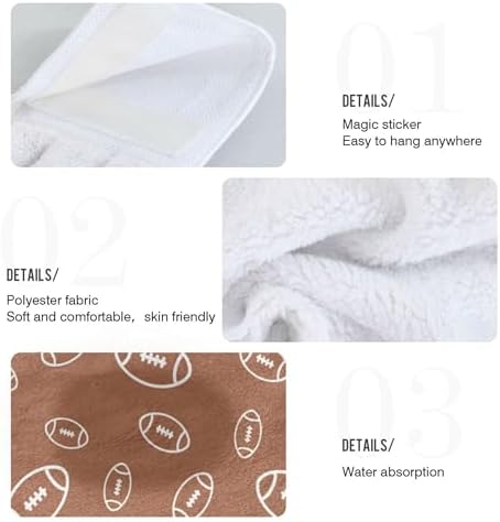 Fast-Drying American Football-Kitchen Towels 2-Pack Soft Absorbent